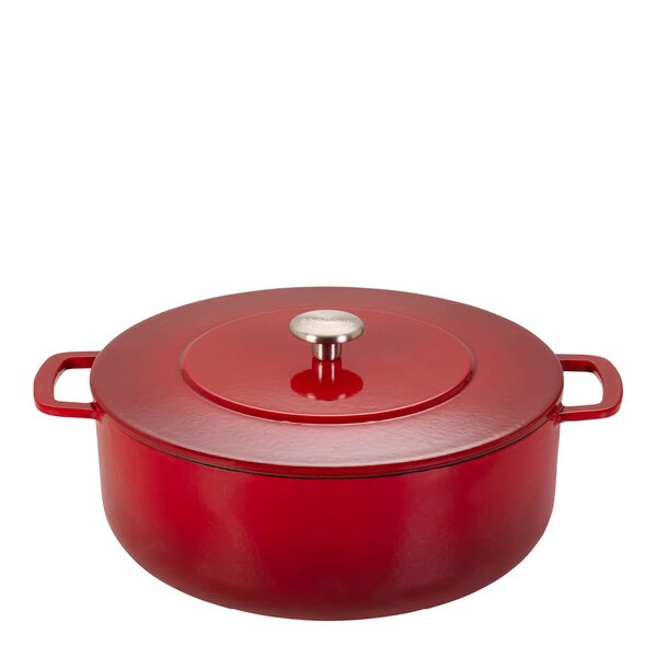 Combekk Støpejernsgryte 28 cm 5,3L cherry