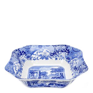 Spode Blue Italian salatskål 1,4L 24x24 cm blå/hvit
