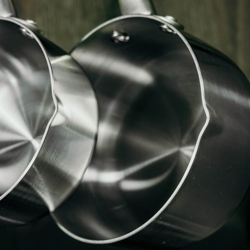 Skottsberg Kasserolle med lokk 16 cm/1,5L rustfritt stål