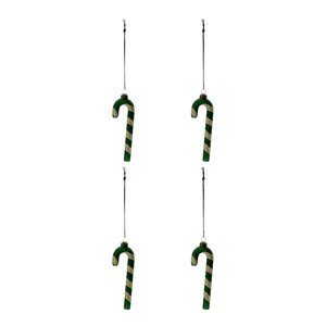 House Doctor Stick julepynt 4 stk grønn