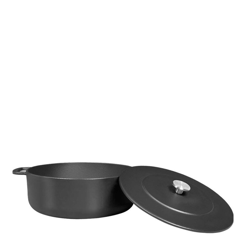 Combekk Støpejernsgryte 28 cm 5,3L svart