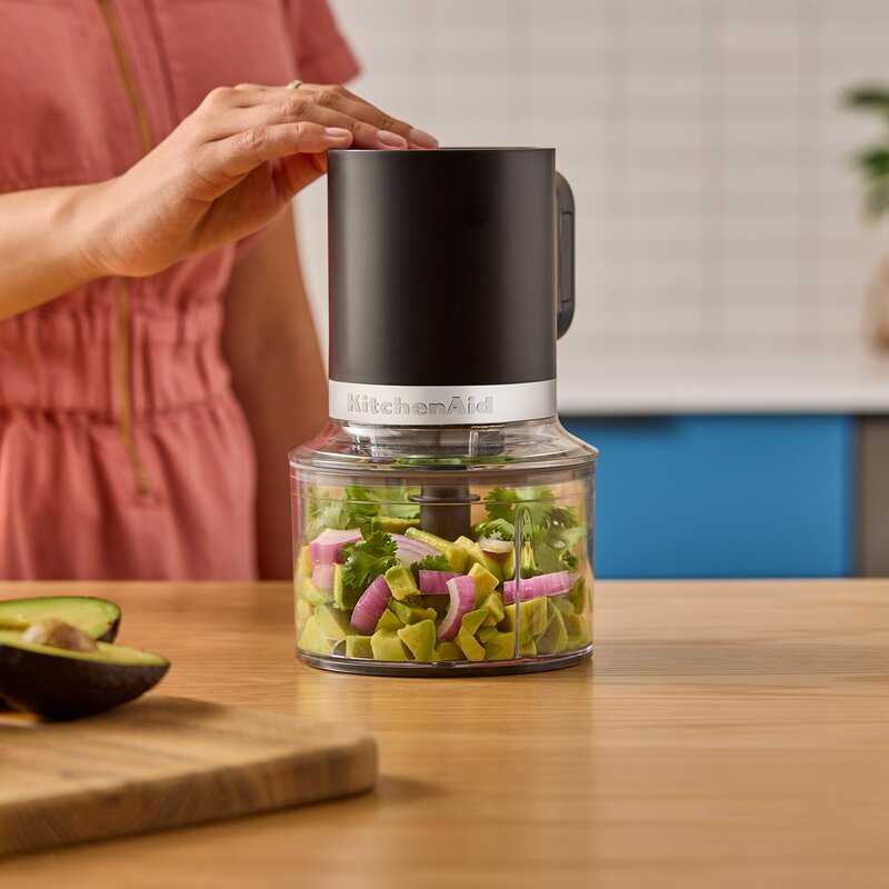 KitchenAid Go Cordless chopper 5KTCR350 u/batteri matt svart