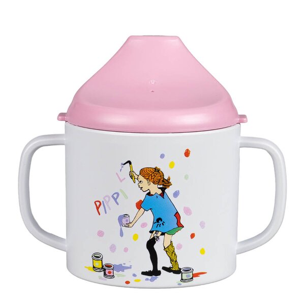 Rätt Start Pippi Langstrømpe tutekopp 18 cl Bursdag hvit