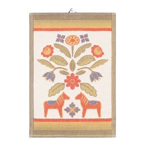 Ekelund Kurbitsblom håndkle 35x50 cm