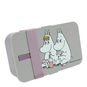 Moomin Mummi matboks 6x12x19 cm Lunsj lilla