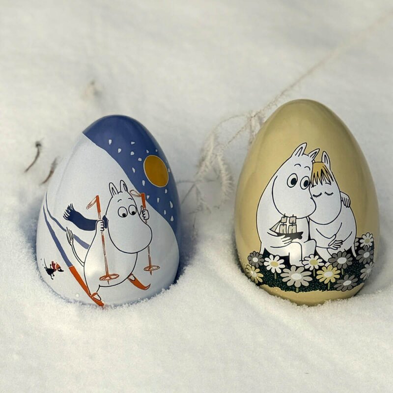 Moomin Mummi påskeegg 15 cm klem