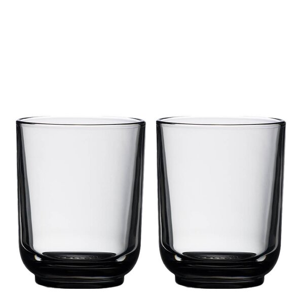 Fellow - Pirch latte glass 33 cl 2 stk Smoke