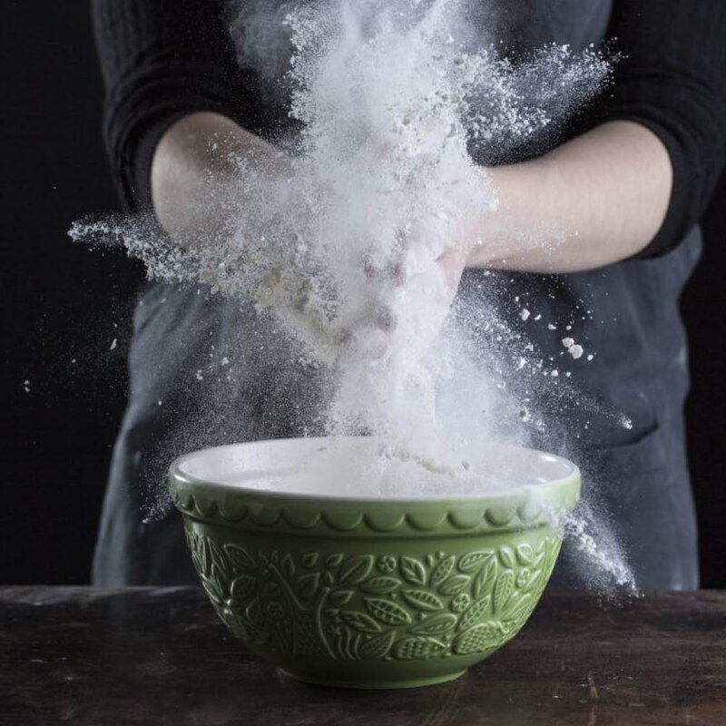 Mason Cash In The Forest blandeskål S30 1,1L Pinnsvin grønn