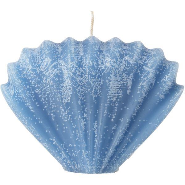 Broste Copenhagen Seashell figurlys 10x15 cm baja blue