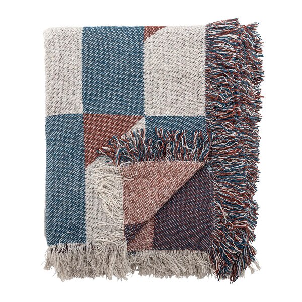 Bloomingville True pledd 160x130 cm flerfarget