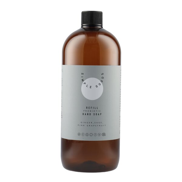 Simple Goods – Grapefruit refill håndsåpe 1000 ml lys blå