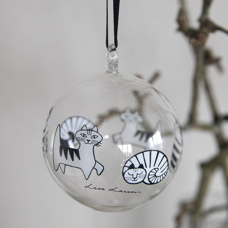 Pluto Lisa Larson ornament 8 cm katter