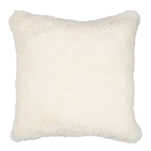 Natures Collection Pute new zealand saueskinn kort ull 40x40 cm white