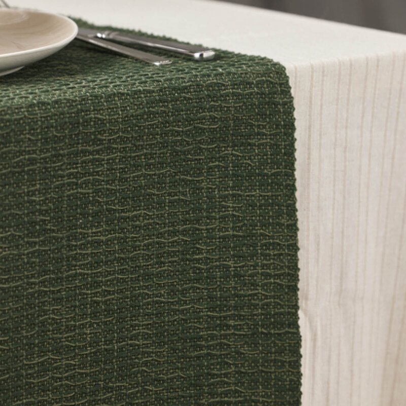 Holmen Sara løper 40x140 cm mosegrønn