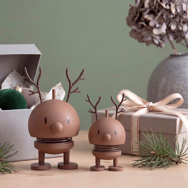 Hoptimist Bumble Soft Reindeer sett XS/S choko