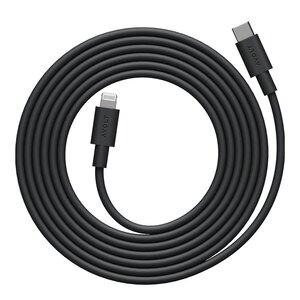 Avolt Cable 1 USB-C til Lightning kabel 2 m Stockholm Black