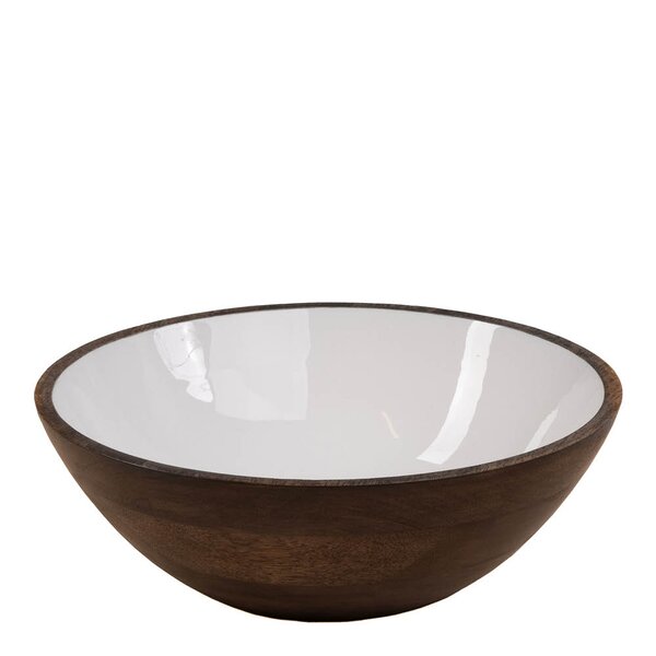 Sögne Home Bolle mangotre 30 cm rustic brown/hvit