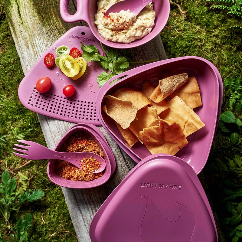 Light My Fire Outdoor MealKit 2.0 måltidssett 7 deler mistypurple