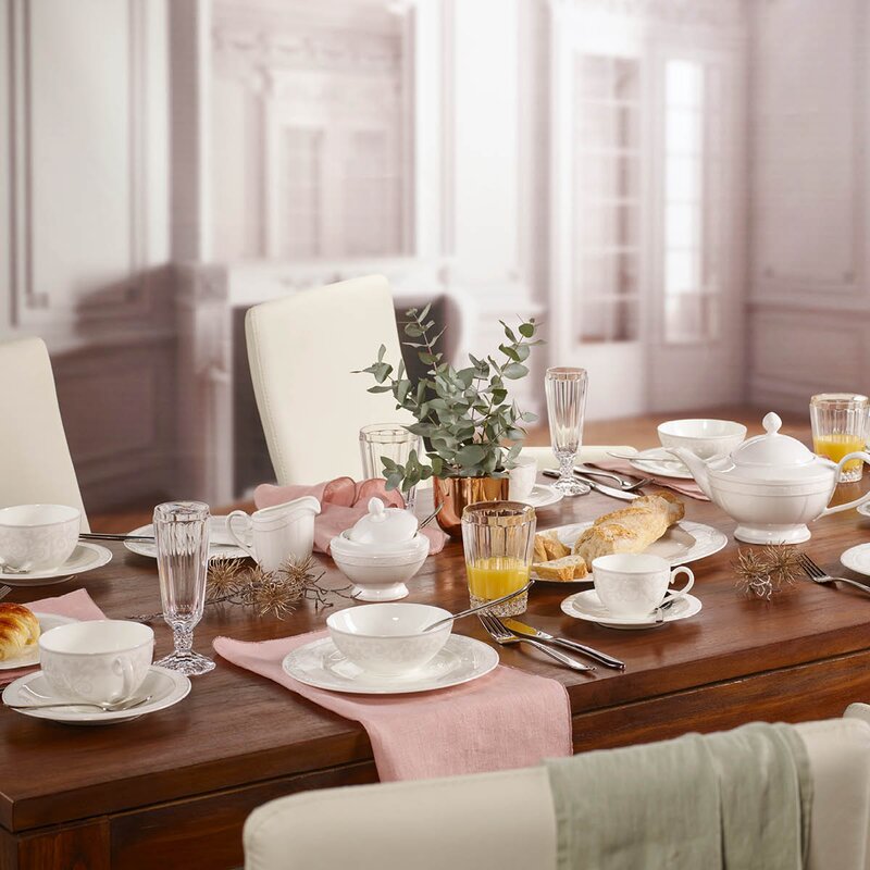 Villeroy & Boch Gray Pearl skål til frokostkopp 18 cm