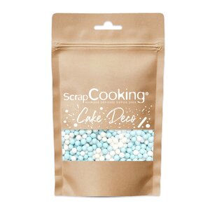 ScrapCooking Kakestrø 55 g blå/hvit