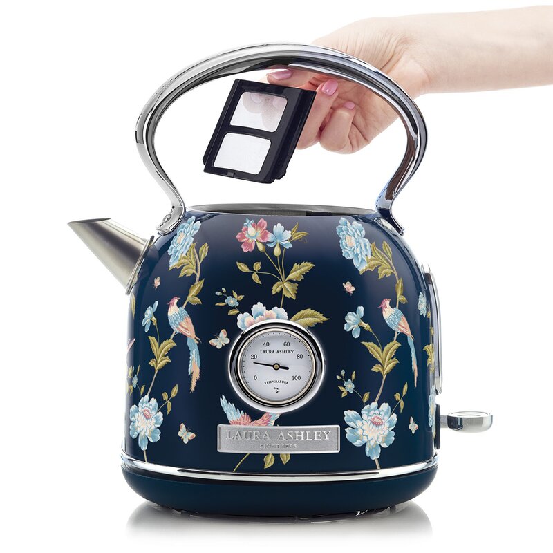 Laura Ashley Dome elektrisk vannkoker 1,7L Elveden navy