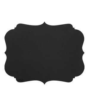 MiLLE W NORDISK DESIGN Vintage bordbrikke 44x35 cm svart