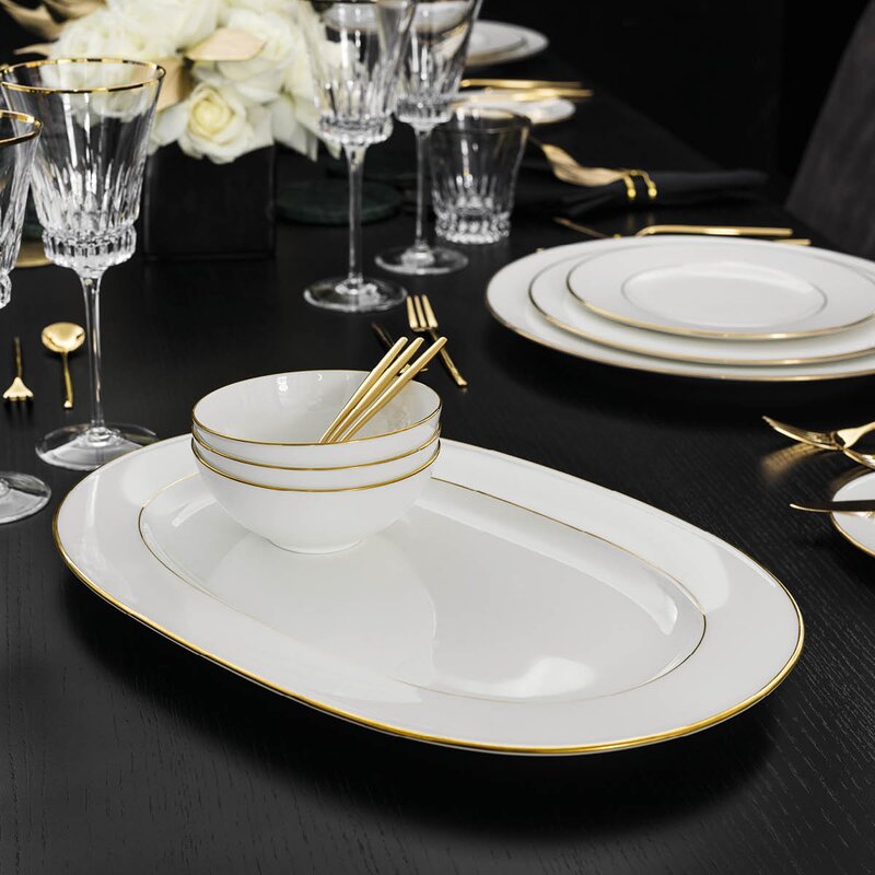 Villeroy & Boch Anmut Gold ovalt fat 41 cm