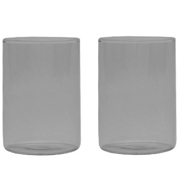 Design Letters Favourite glass The Mute Collection 35 cl 2 stk grå