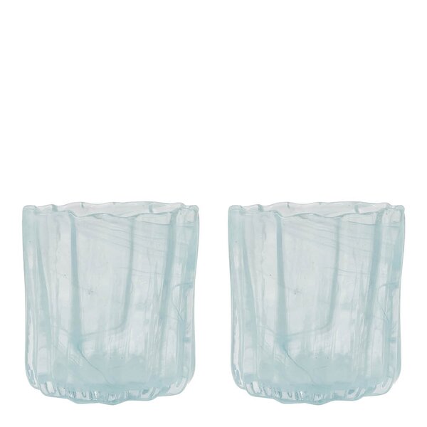 House Doctor Curl telysestake 10x11,5 cm 2 stk blå