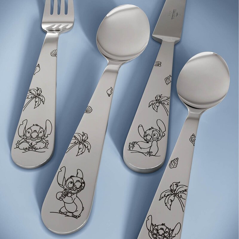 Villeroy & Boch Kiddy Disney barnebestikk 4 deler Stitch
