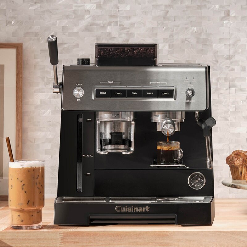 Cuisinart Espresso Bar Grind&Brew espressomaskin med kvern EM640E 2,2L