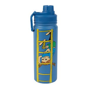 Nordicbuddies Pippi termoflaske 0,55L Pippi stige blå