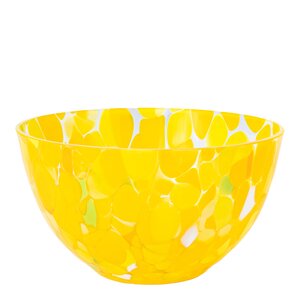 Magnor Swirl skål 11 cm gul
