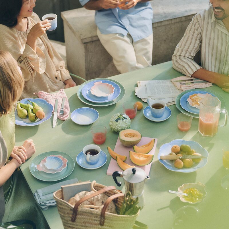 Royal Copenhagen Iris dyp tallerken 24 cm blå