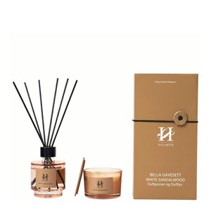 Holmen Bella gavesett White Sandalwood 23x11,5x8 cm brun