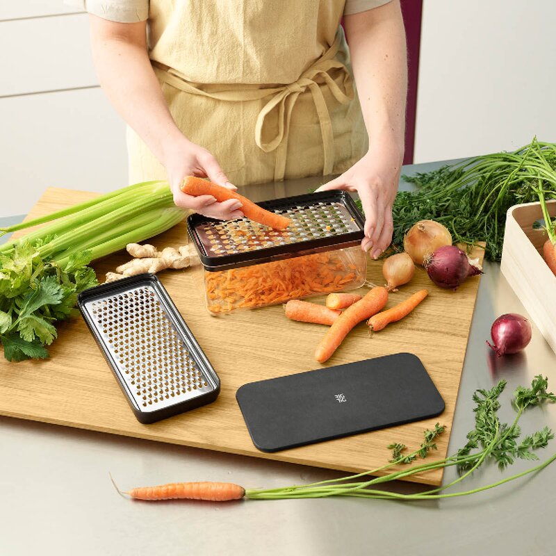 RIG-TIG Grate-It rivjern m/beholder svart