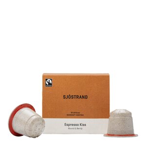 Sjöstrand Espresso Kiss kaffekapsler 10 stk