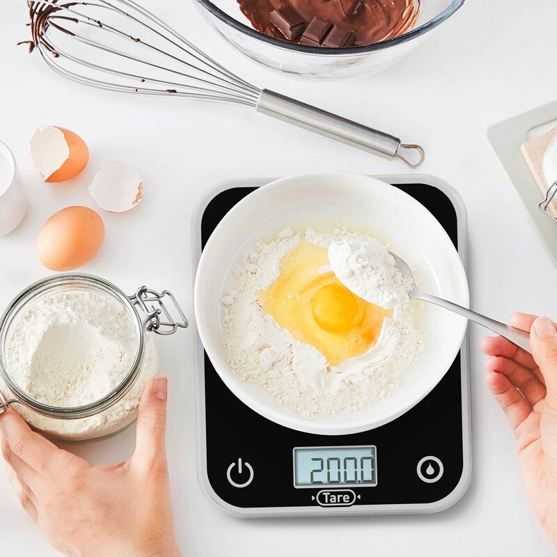 Tefal Optiss kjøkkenvekt 5 kg svart
