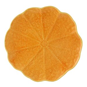 Bordallo Pinheiro Pumpkin tallerken 27,5 cm gresskar oransje