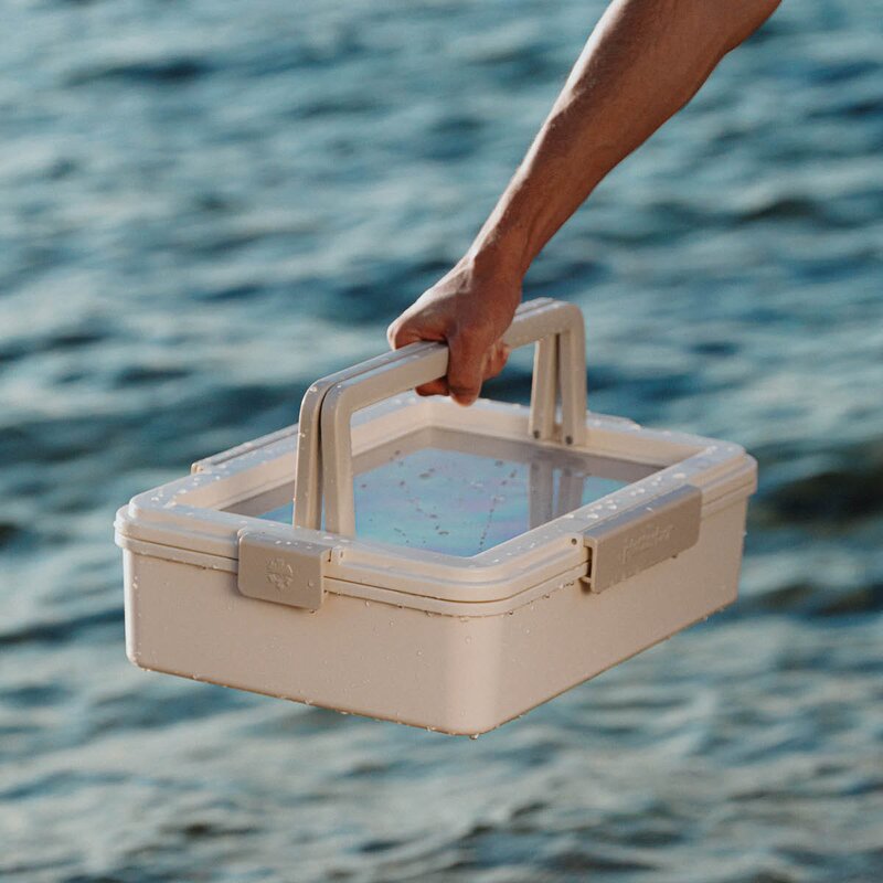 Platterbox Matboks isolert med kjøling 5,5L Salty Pebble