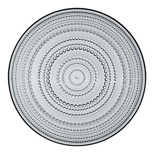 iittala Kastehelmi tallerken 31,5 cm grå