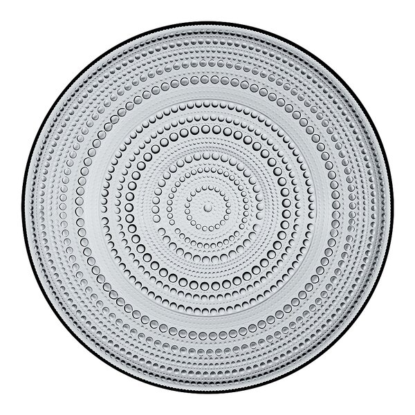 iittala Kastehelmi tallerken 31,5 cm grå