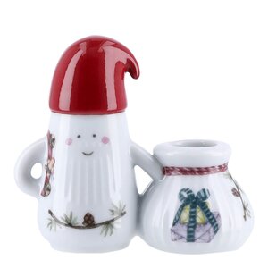 Kähler Hammershøi Christmas lysestake 8,5 cm nissefar