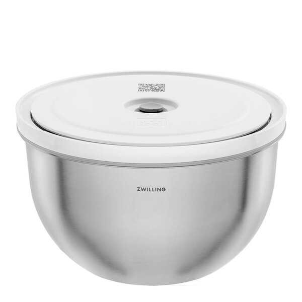 Zwilling Fresh & Save vakuumskål i rustfritt stål med lokk 4L 24 cm