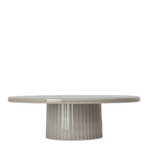 Sagaform Flora kakefat 25,5 cm beige