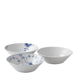 Royal Copenhagen History Mix skålsett 3 deler