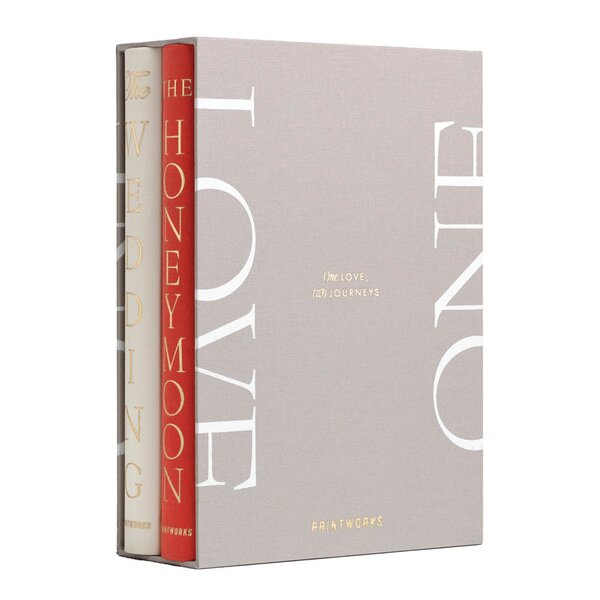 Printworks One Love fotobok bryllup 2 stk