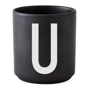 Design Letters Personal krus U 250 ml svart