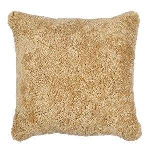 Natures Collection Pute new zealand saueskinn kort ull 40x40 cm honey