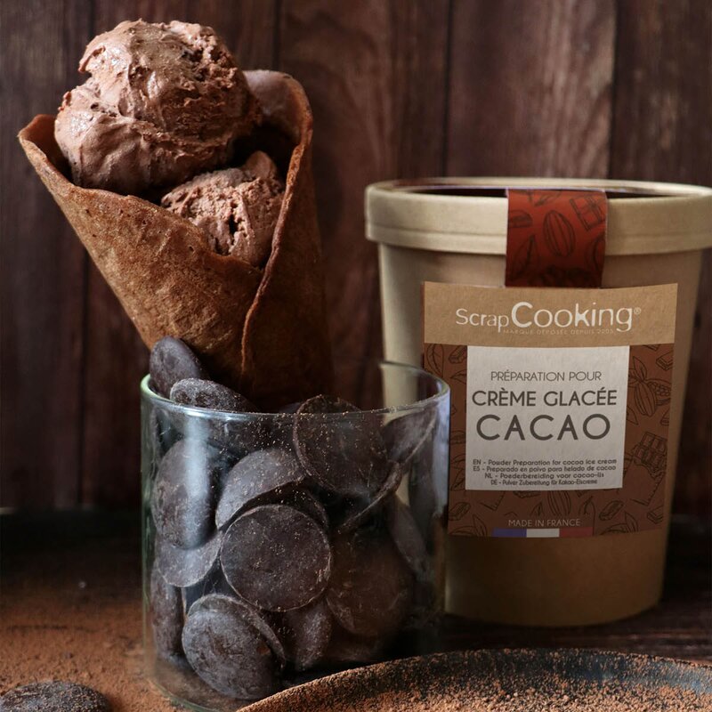 ScrapCooking Iskremmix 145 g sjokolade brun